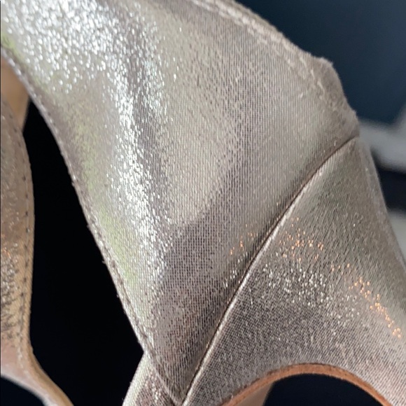 Vince Camuto Metallic High Heel Sandals - Picture 4 of 8